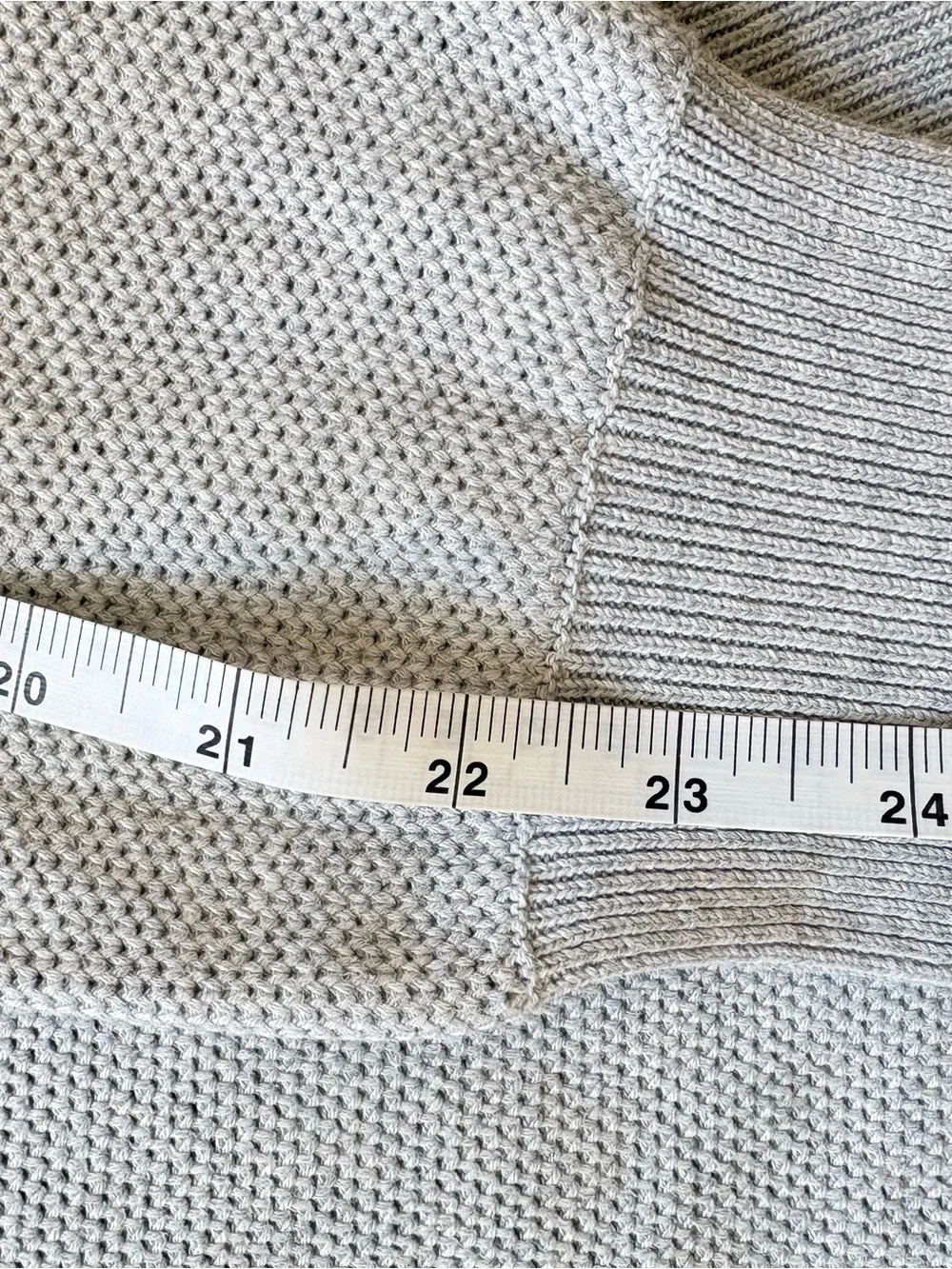 J. Crew Cotton Silk Men's Heather Gray Crewneck Sweater